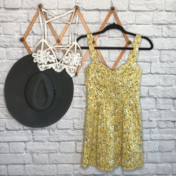 Free People Dresses & Skirts - Free people yellow daisy dress